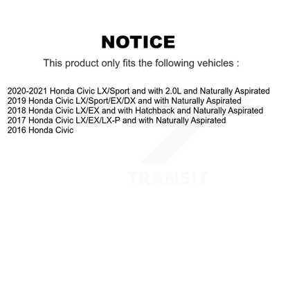 [Avant et Arrière] Disque et plaquette de frein pour Honda Civic KC8-101239C