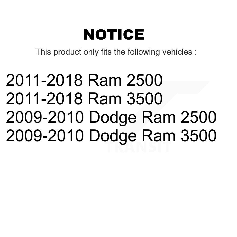 [Avant] Disque et plaquette de frein pour Ram 3500 2500 Dodge KC8-101300C