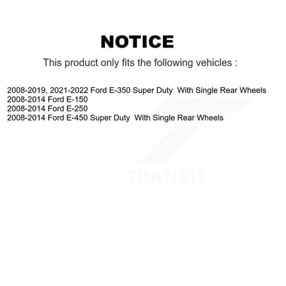 [Avant] Disque et plaquette de frein pour Ford E-350 Super Duty E-250 E-150 KC8-101349N