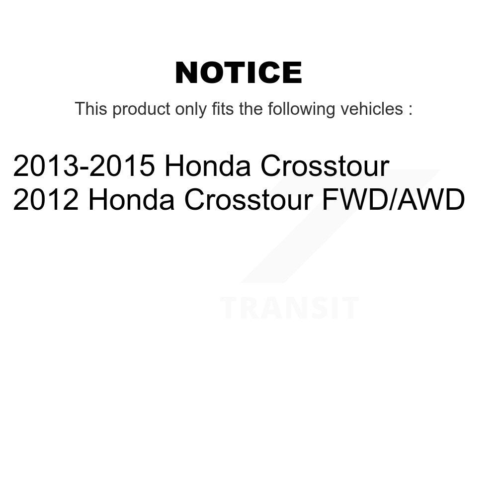 [Avant et Arrière] Disque et plaquette de frein pour Honda Crosstour KC8-102219N