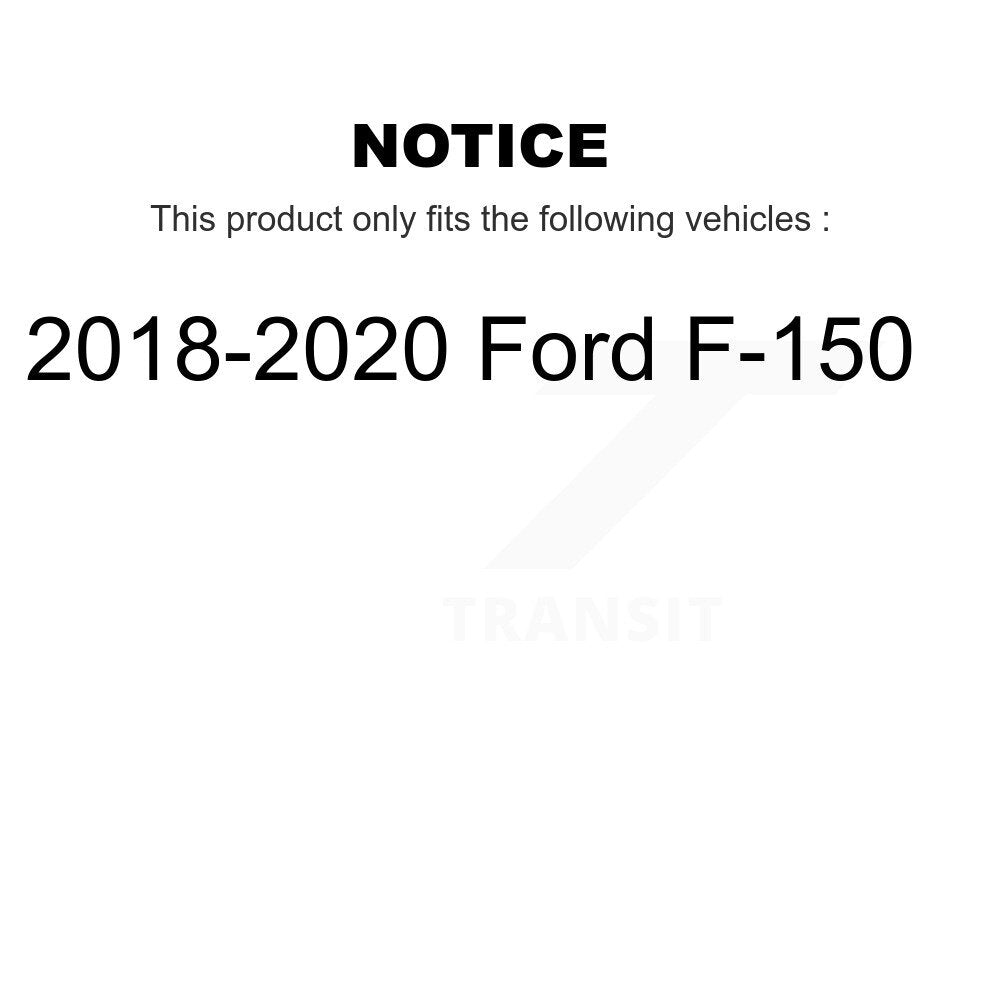 [Avant] Disque et plaquette de frein pour 2018-2020 Ford F-150 KCD-100395N