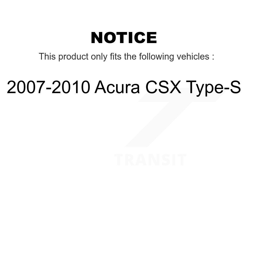 [Avant et Arrière] Disque et plaquette de frein pour Acura CSX Type-S KCD-101156N
