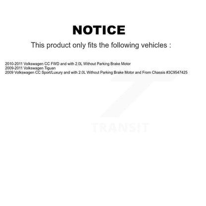 [Arrière] Disque et plaquette de frein pour Volkswagen Tiguan CC KCD-101272N