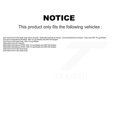 [Arrière] Disque et plaquette de frein pour Ford F-450 Super Duty LCF KCD-101335N