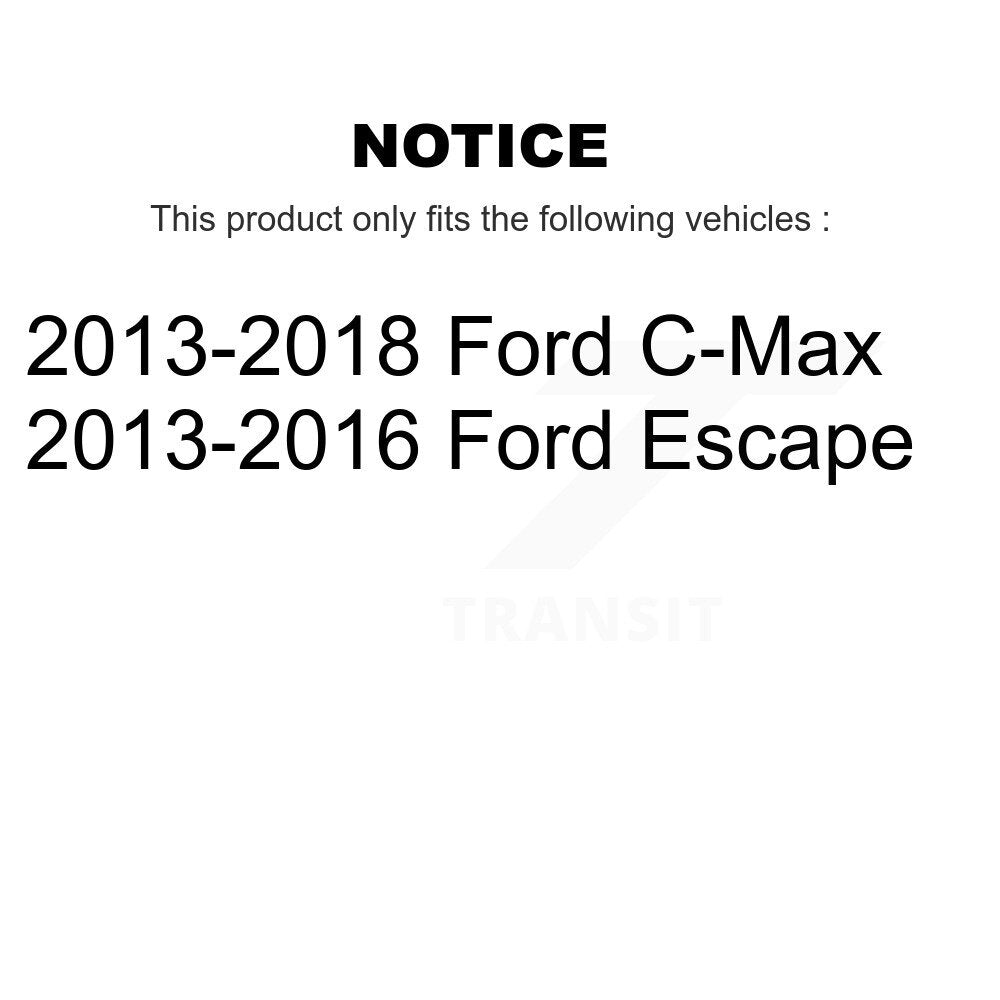 [Arrière] Disque et plaquette de frein pour Ford Escape C-Max KCD-101369N