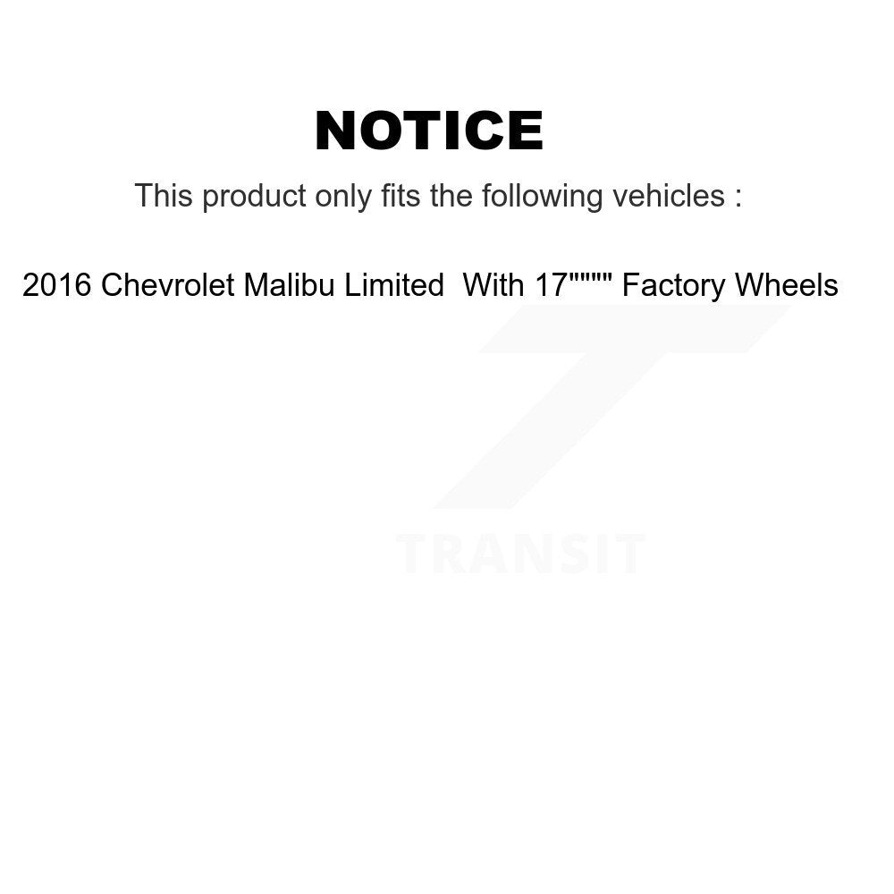 [Arrière] Disque et plaquette de frein pour Chevrolet Malibu Limited KCD-101458N