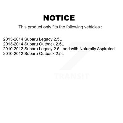 [Arrière] Disque et plaquette de frein pour Subaru Outback Legacy KCD-101463N