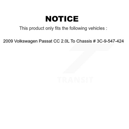 [Arrière] Disque et plaquette de frein pour Volkswagen Passat CC 2.0L KCD-101614N