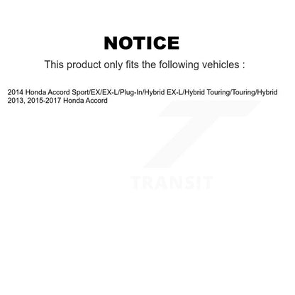 [Arrière] Disque et plaquette de frein pour Honda Accord KCD-101678N