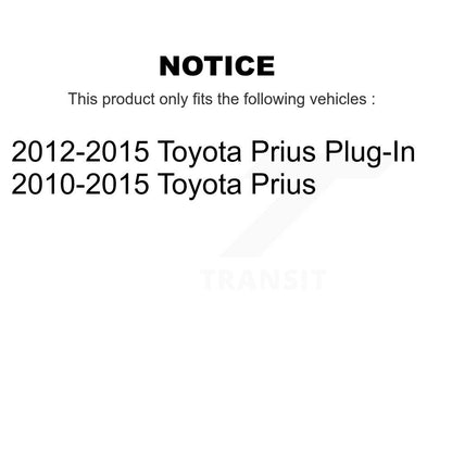 [Arrière] Disque et plaquette de frein pour Toyota Prius Plug-In KCD-101685N
