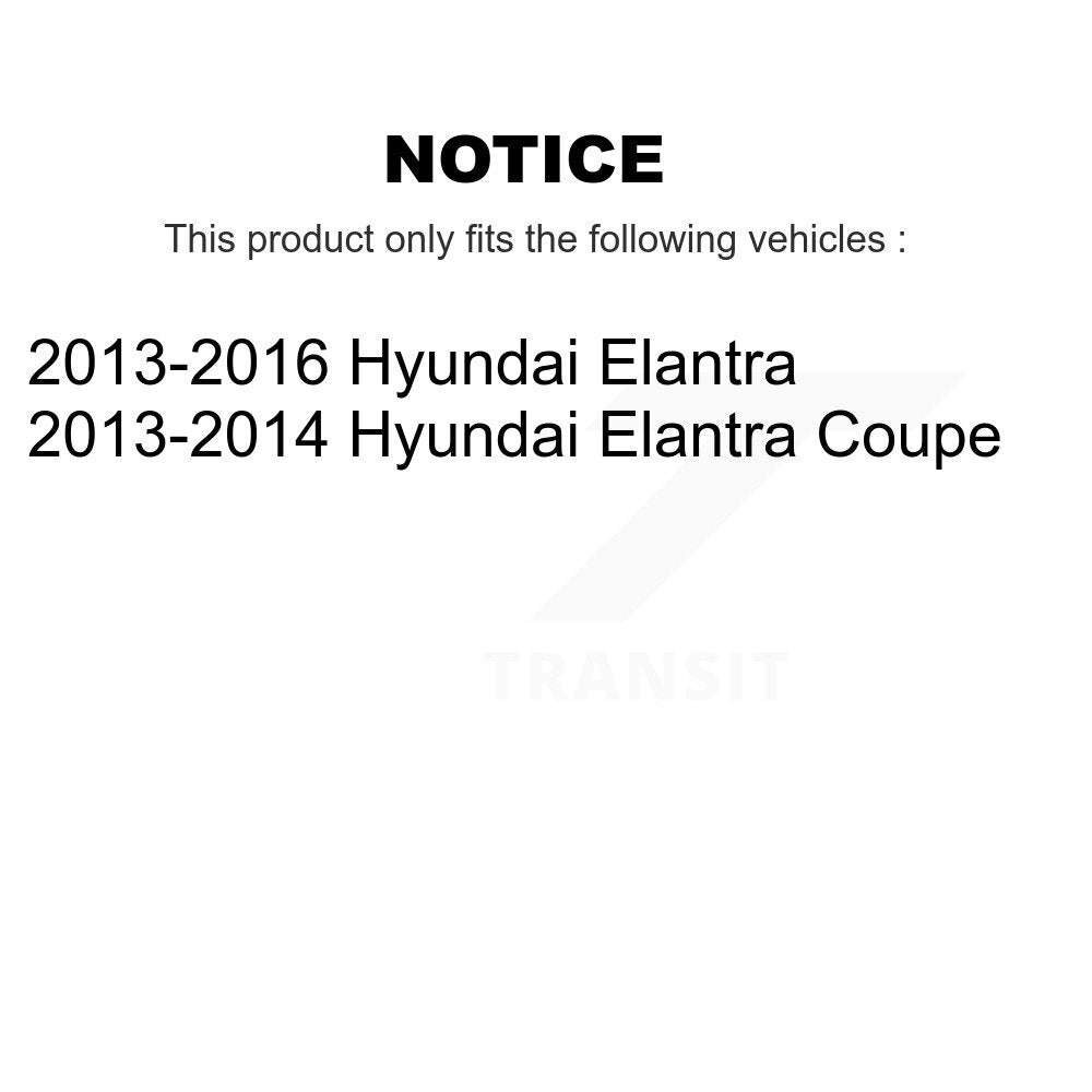 [Avant] Disque et plaquette de frein pour Hyundai Elantra Coupe KCD-101809N