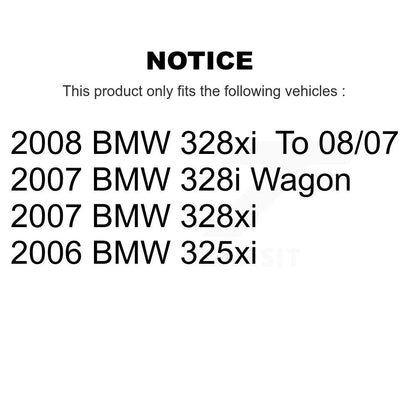 [Avant + Arrière] Kit de plaquette (céramique) de frein pour BMW 328i 328xi 325xi KCN-100059