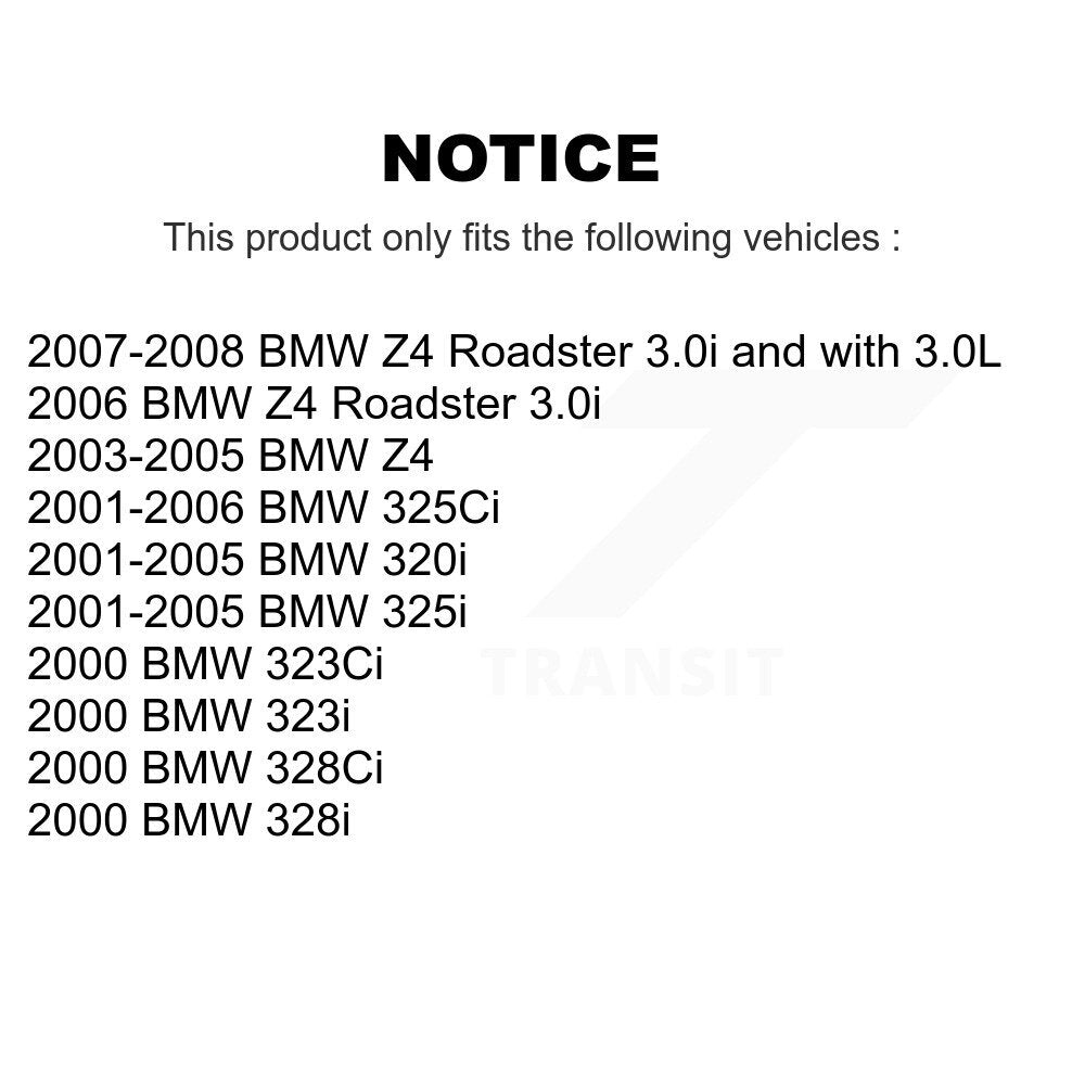 [Avant + Arrière] Kit de plaquette (céramique) de frein pour BMW 325i 325Ci Z4 323i KCN-100062