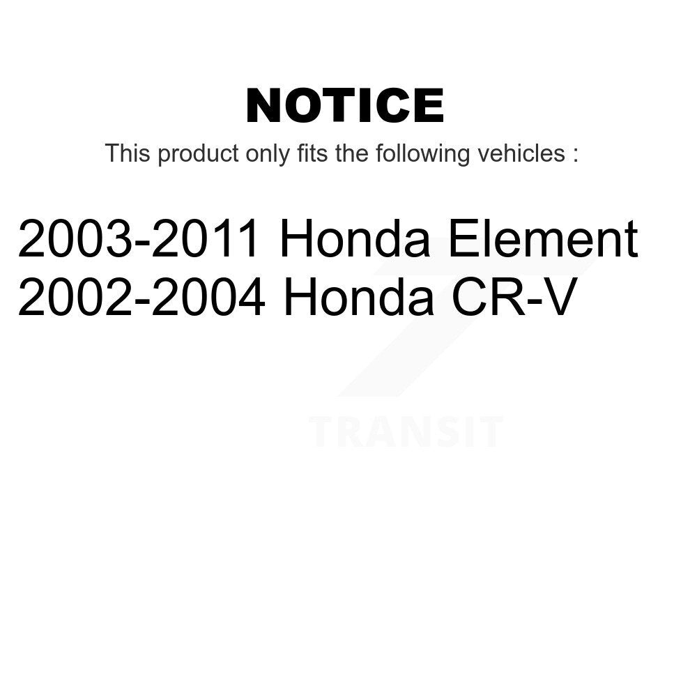 [Avant + Arrière] Kit de plaquette (céramique) de frein pour Honda CR-V Element KCN-100084