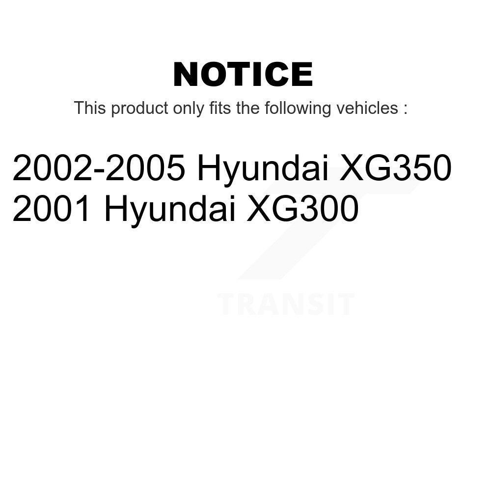 [Avant + Arrière] Kit de plaquette (céramique) de frein pour Hyundai XG350 XG300 KCN-100093