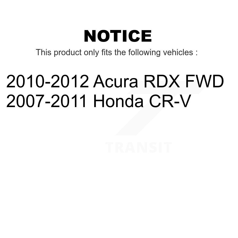 [Avant + Arrière] Kit de plaquette (céramique) de frein pour Honda CR-V Acura RDX KCN-100127