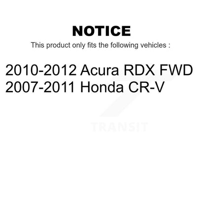 [Avant + Arrière] Kit de plaquette (céramique) de frein pour Honda CR-V Acura RDX KCN-100127