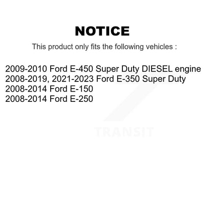 [Avant + Arrière] Kit de plaquette (céramique) de frein pour Ford E-350 Super Duty E-250 E-150 E-450 KCN-100144
