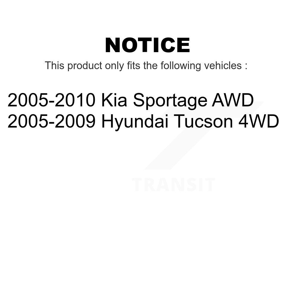 [Avant + Arrière] Kit de plaquette (céramique) de frein pour Kia Sportage Hyundai Tucson KCN-100155