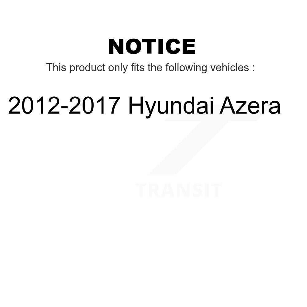 [Avant + Arrière] Kit de plaquette (céramique) de frein pour 2012-2017 Hyundai Azera KCN-100257