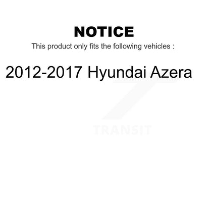 [Avant + Arrière] Kit de plaquette (céramique) de frein pour 2012-2017 Hyundai Azera KCN-100257