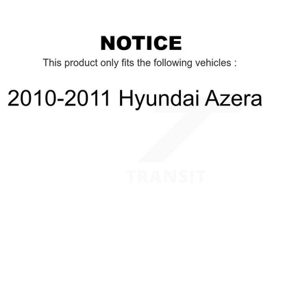 [Avant + Arrière] Kit de plaquette (céramique) de frein pour 2010-2011 Hyundai Azera KCN-100265