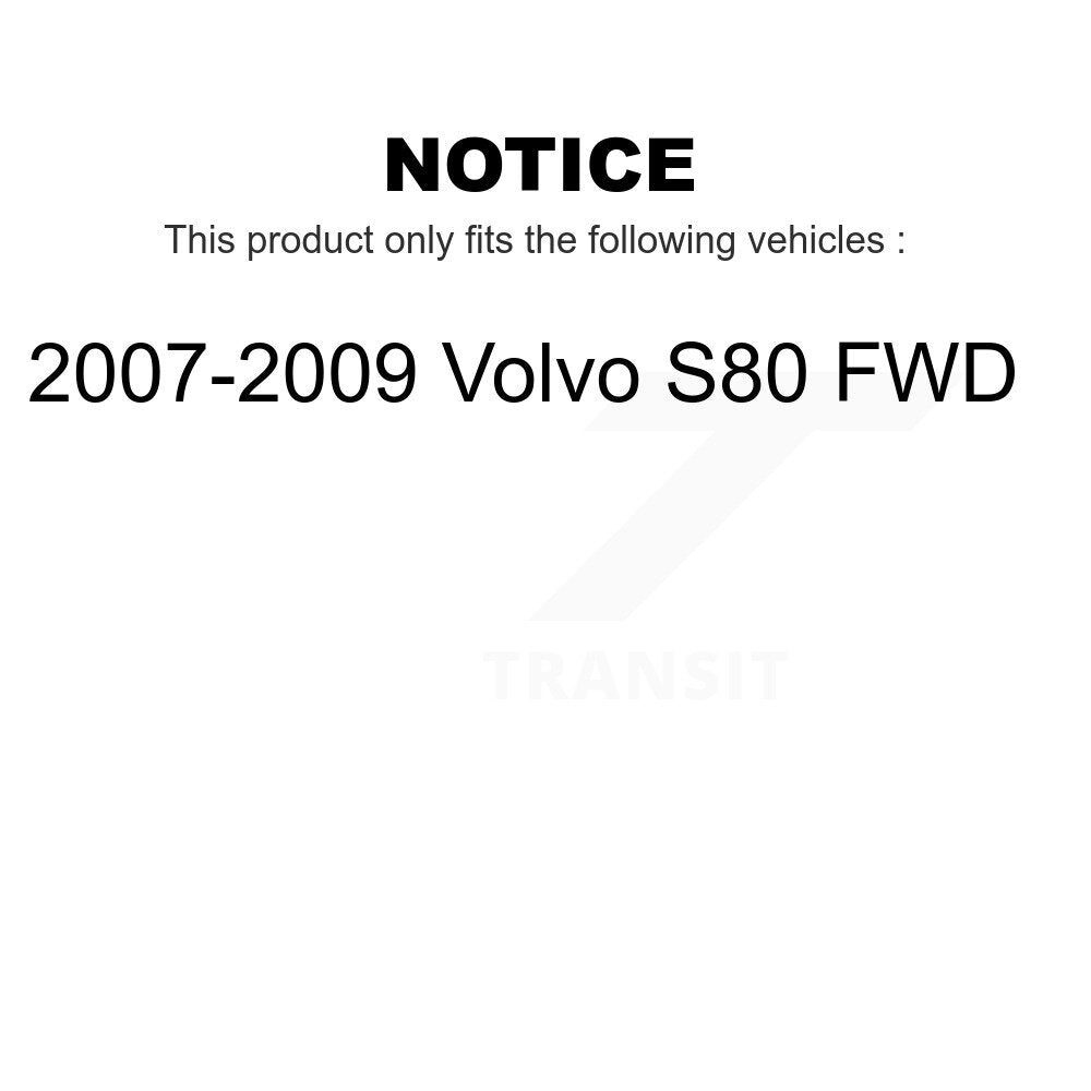 [Avant + Arrière] Kit de plaquette (céramique) de frein pour 2007-2009 Volvo S80 FWD KCN-100269