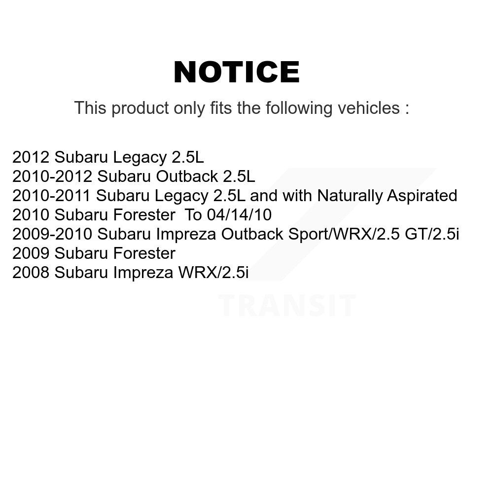 [Avant + Arrière] Kit de plaquette (céramique) de frein pour Subaru Outback Forester Impreza Legacy KCN-100281