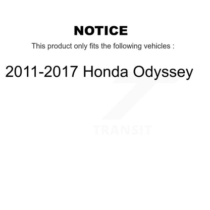 [Avant + Arrière] Kit de plaquette (céramique) de frein pour 2011-2017 Honda Odyssey KCN-100287