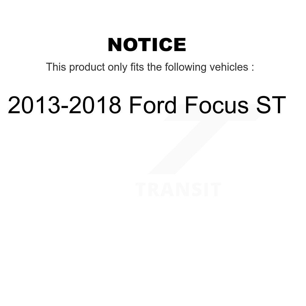 [Avant + Arrière] Kit de plaquette (céramique) de frein pour 2013-2018 Ford Focus ST KCN-100386