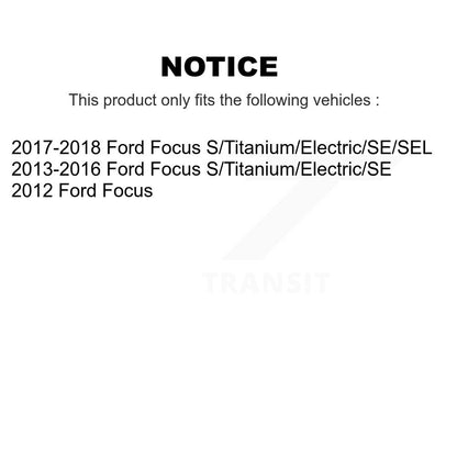 [Avant + Arrière] Kit de plaquette (céramique) de frein pour Ford Focus KCN-100387