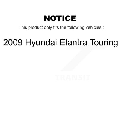 [Avant + Arrière] Kit de plaquette (céramique) de frein pour 2009 Hyundai Elantra Touring KCN-100419