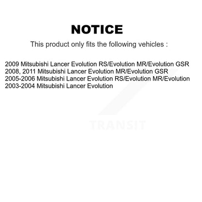 [Avant + Arrière] Kit de plaquette (céramique) de frein pour Mitsubishi Lancer KCN-100492