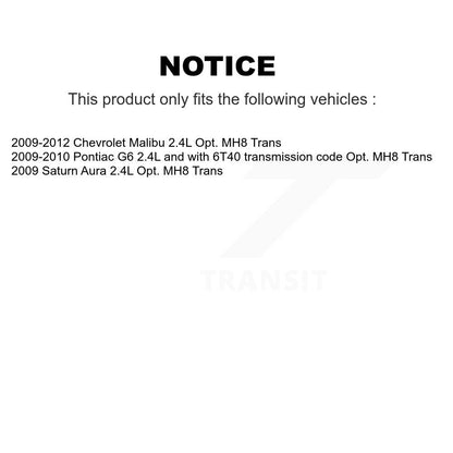 [Avant] Arbre de transmission CV pour Chevrolet Malibu Pontiac G6 Saturn Aura Opt. MH8 Trans KCV-100003