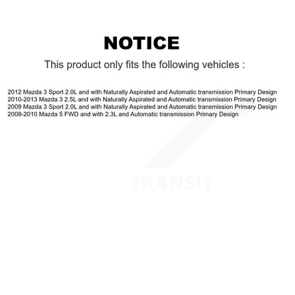 [Avant] Arbre de transmission CV pour Mazda 5 3 Sport Primary Design KCV-100018