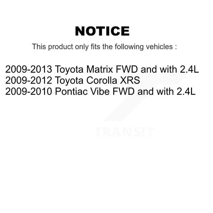 [Avant] Arbre de transmission CV pour Toyota Corolla Matrix Pontiac Vibe KCV-100055