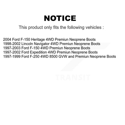 [Avant] Arbre de transmission CV pour Ford F-150 Expedition F-250 Heritage Lincoln Navigator 4WD KCV-100061