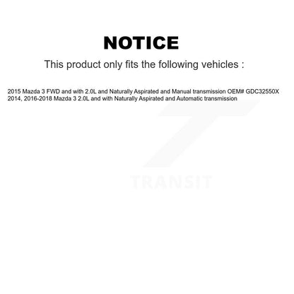 [Avant] Arbre de transmission CV pour Mazda 3 KCV-100063
