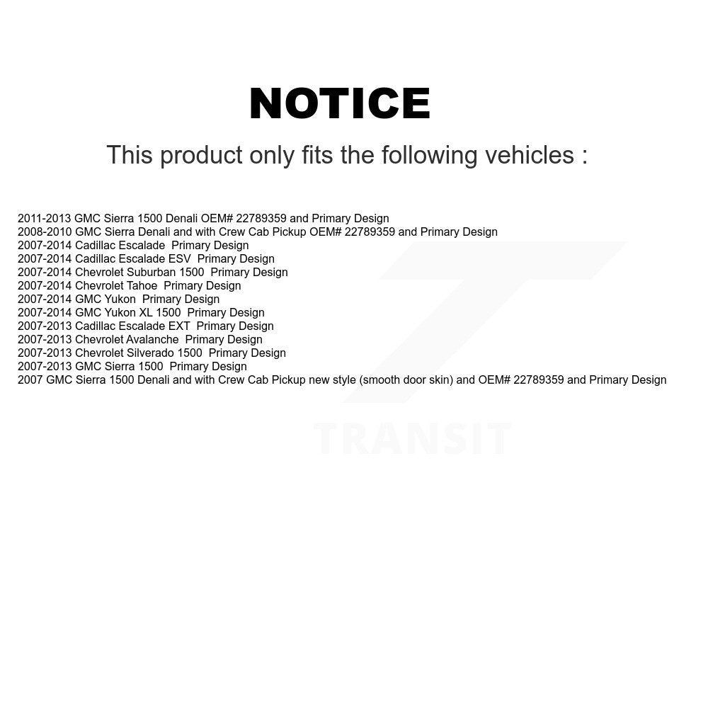 [Avant] Arbre de transmission CV pour Chevrolet GMC Sierra 1500 Silverado Avalanche Cadillac Tahoe KCV-100078