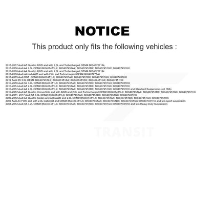 [Avant] Arbre de transmission CV pour Audi A4 Quattro A5 S4 S5 allroad RS5 KCV-100081