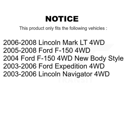 [Avant] Arbre de transmission CV pour Ford F-150 Lincoln Expedition Mark LT Navigator 4WD KCV-100122
