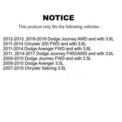 [Avant] Arbre de transmission CV pour Dodge Journey Chrysler 200 Avenger Sebring KCV-100127