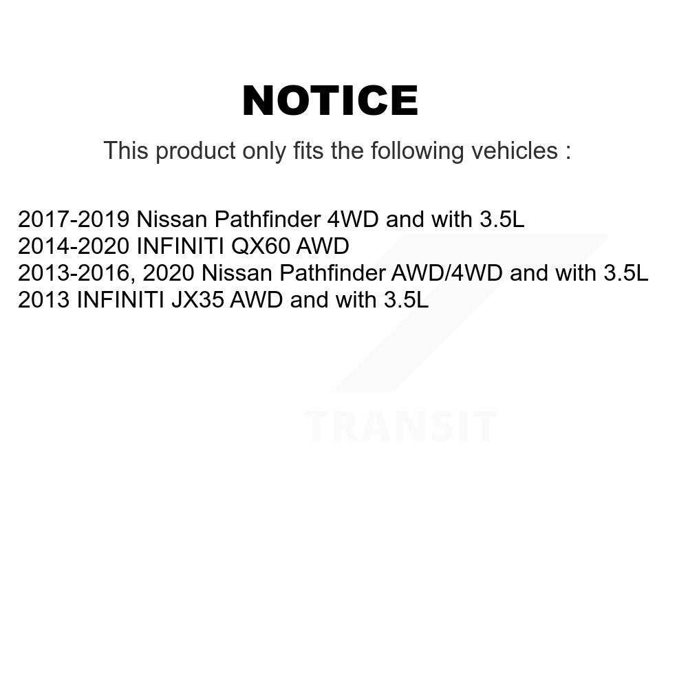 [Arrière] Arbre de transmission CV pour Nissan Pathfinder INFINITI QX60 JX35 KCV-100175