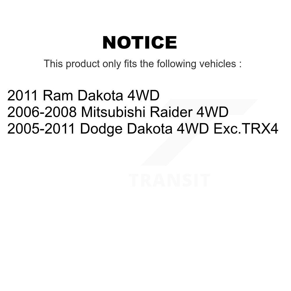 [Avant Gauche] Arbre de transmission CV pour Dakota Dodge Ram Mitsubishi Raider KCV-100190