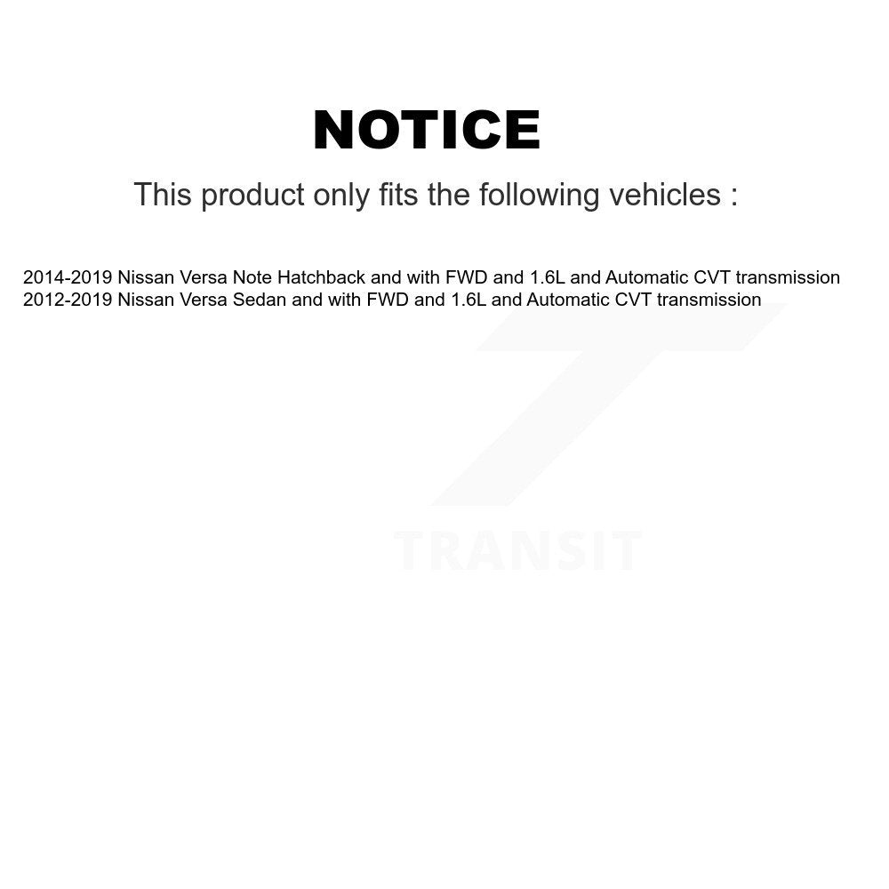 [Avant] Arbre de transmission CV pour Nissan Versa Note KCV-100201