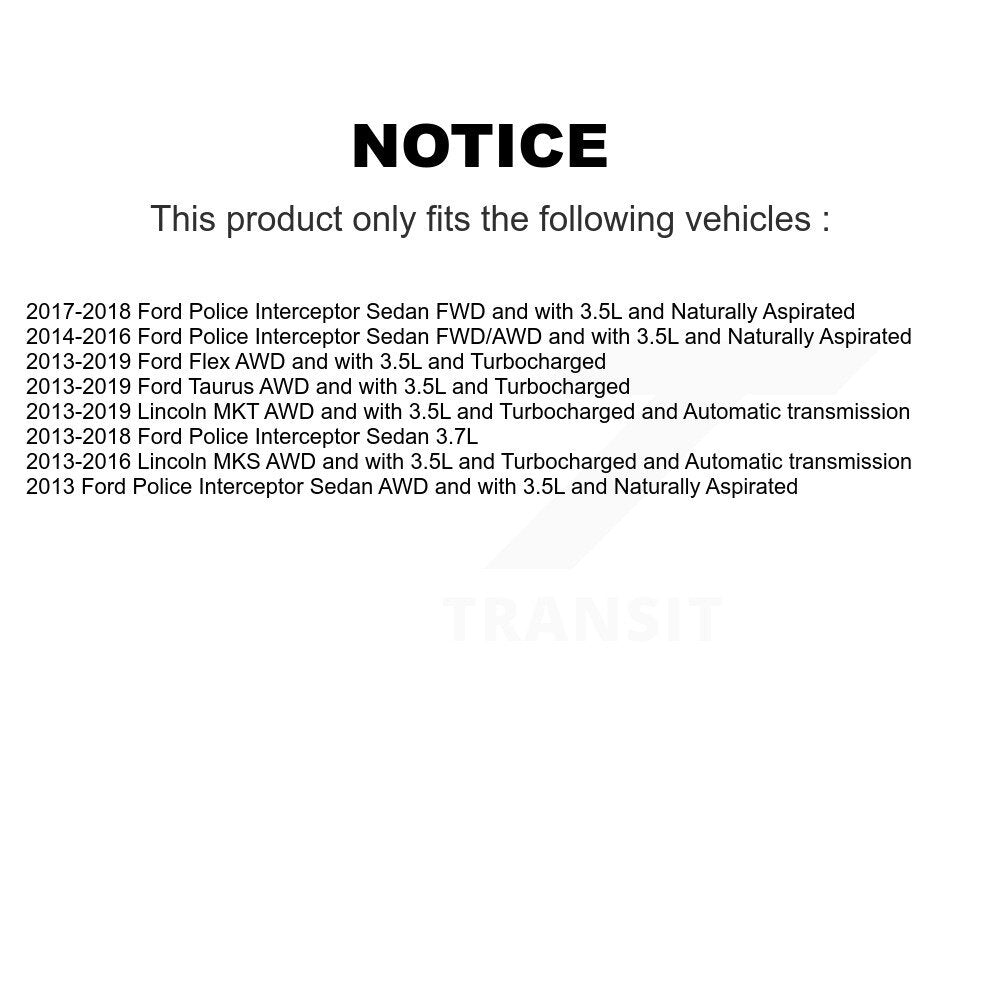 [Avant] Arbre de transmission CV pour Ford Flex Taurus Police Interceptor Sedan Lincoln MKT MKS KCV-100218
