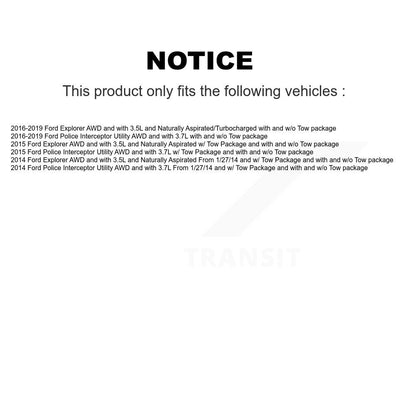 [Avant] Arbre de transmission CV pour Ford Explorer Police Interceptor Utility KCV-100227