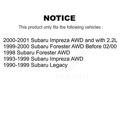 [Avant] Arbre de transmission CV pour Subaru Legacy Impreza Forester KCV-100263