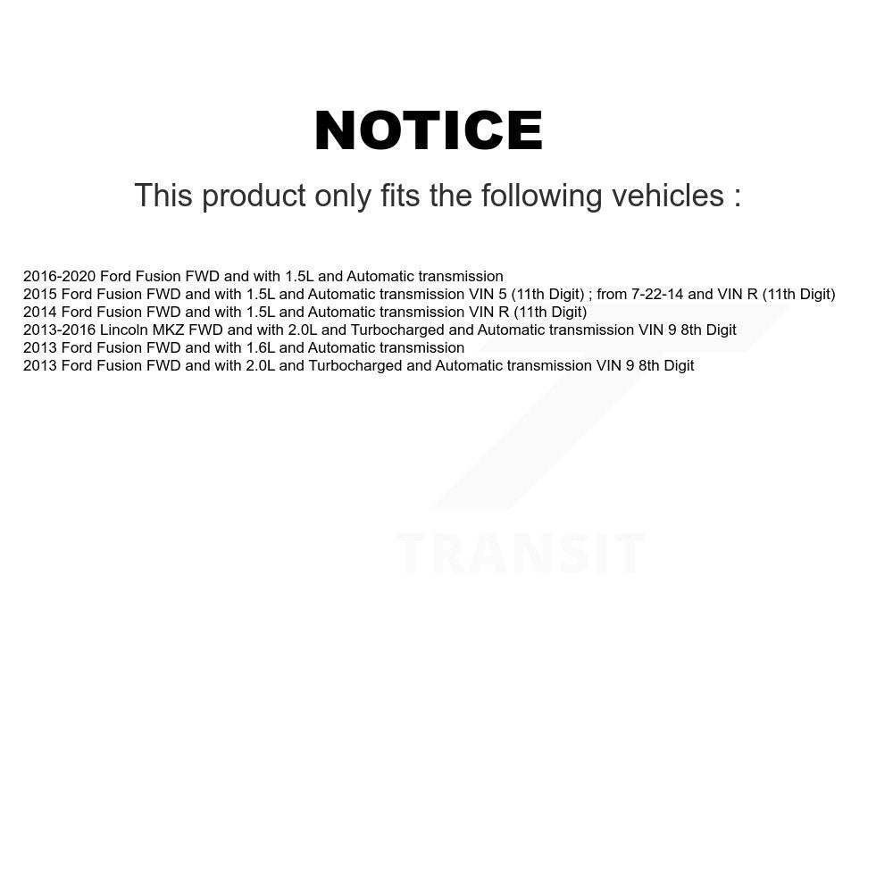 [Avant] Arbre de transmission CV pour Ford Fusion Lincoln MKZ KCV-100276