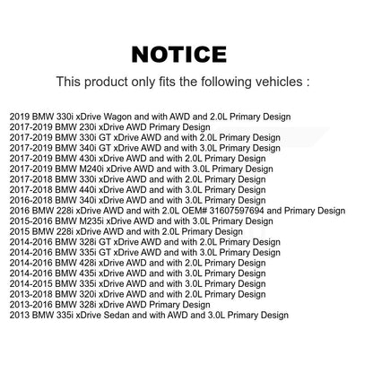 [Avant] Arbre de transmission CV pour BMW 328i xDrive 330i 320i 335i 428i 340i 435i 430i 230i 228i KCV-100290